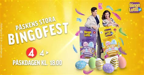 bingolotto x2|Köp bingolott till påskens stora hemmakväll .